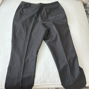 Ann Taylor Factory pint striped flat front pants.  Size 14 curvy